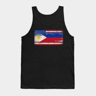 Filipino American Heritage Flag Tank Top